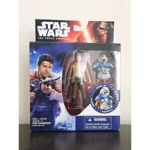 POE DAMERON ARMOR UP Star Wars The Force Awakens Action Figure Hasbro Disney